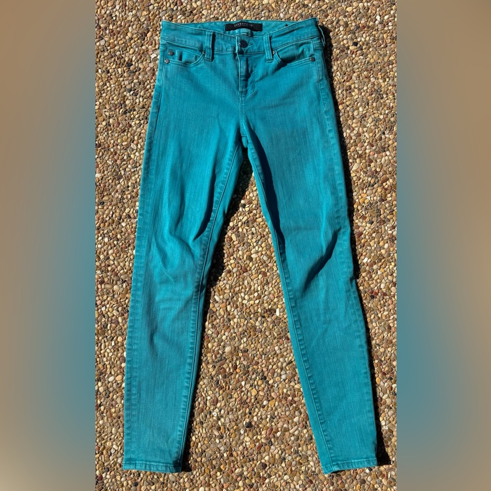 Liverpool Nik Turquoise Skinny Women Jeans